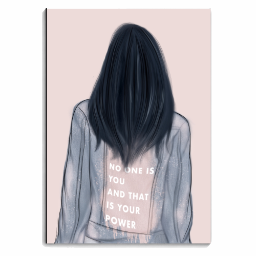 No One Is You And That Is Your Power - personalised A4, A5, A6 notebook by Ellie Mackinnon