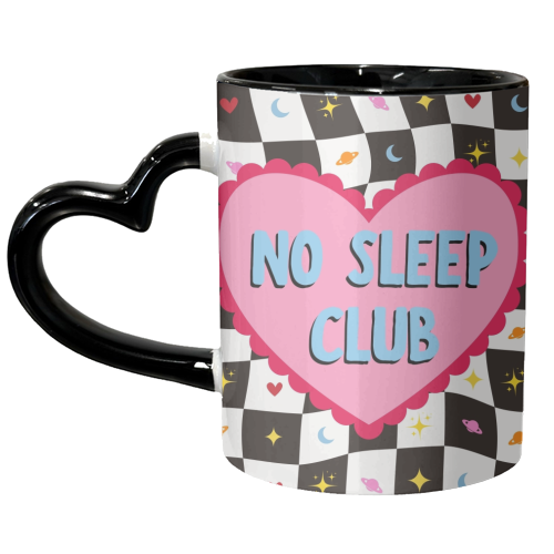 NO SLEEP CLUB - unique mug by Lilly Rose