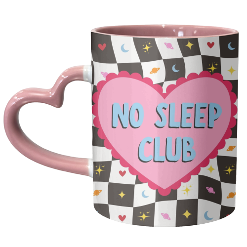 NO SLEEP CLUB - unique mug by Lilly Rose