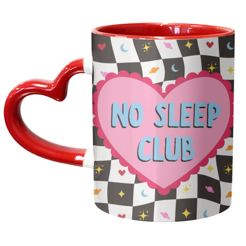 NO SLEEP CLUB - unique mug by Lilly Rose