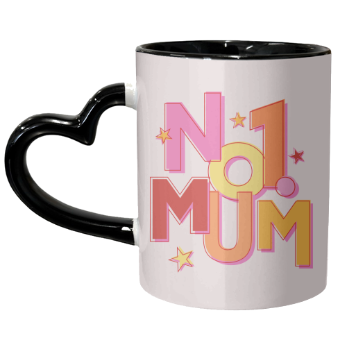 No1 MUM - unique mug by Ania Wieclaw