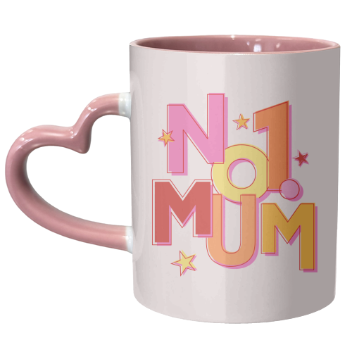 No1 MUM - unique mug by Ania Wieclaw