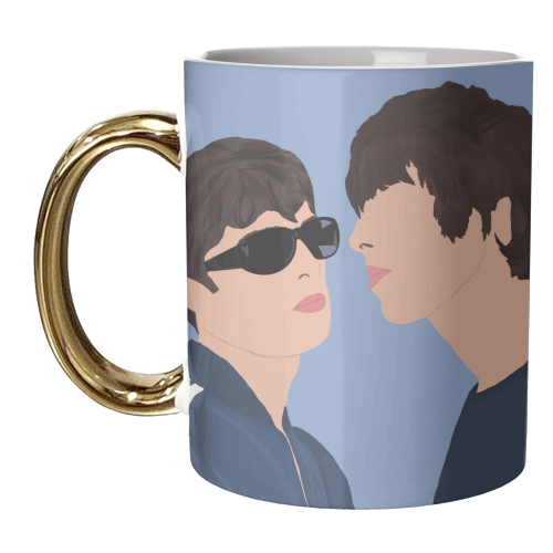 Noel and Liam Gallagher - unique mug by Rock and Rose Creative