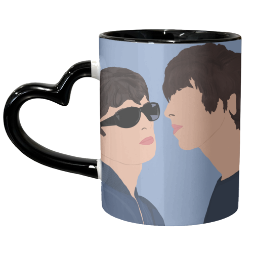 Noel and Liam Gallagher - unique mug by Rock and Rose Creative