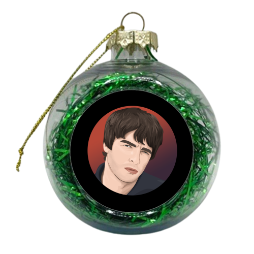 Noel Gallagher - xmas bauble by Pink and Pip