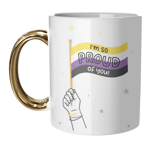 Non Binary coming out - unique mug by Loren Grosvenor