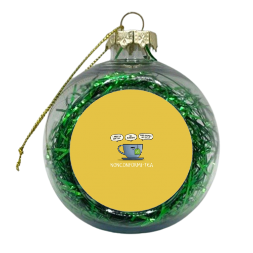 Nonconformi-tea - xmas bauble by Carl Batterbee
