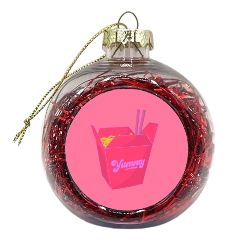Noods - xmas bauble by Pink and Pip