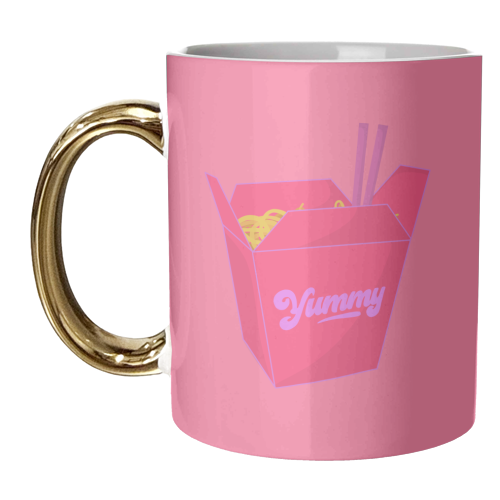 Noods - unique mug by Pink and Pip