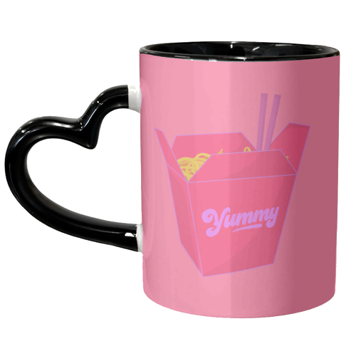 Noods - unique mug by Pink and Pip