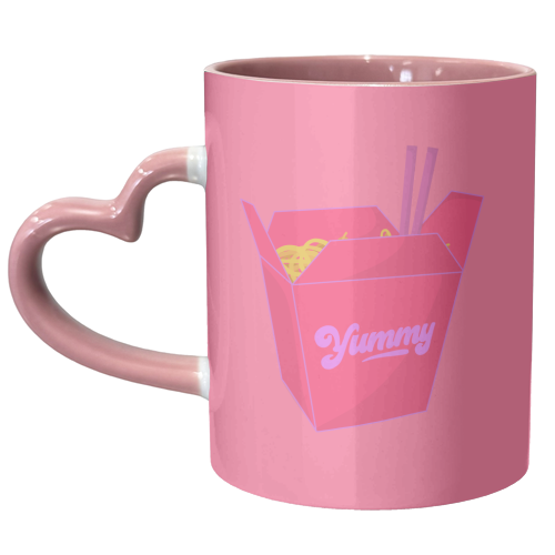 Noods - unique mug by Pink and Pip