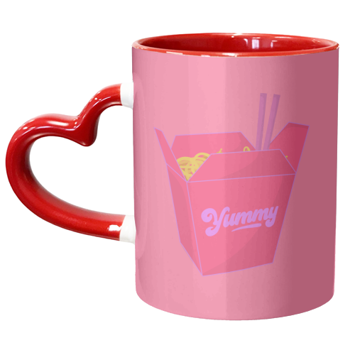 Noods - unique mug by Pink and Pip