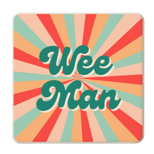 Northern Irish saying 'WeeMan' - personalised beer coaster by Lilly Rose