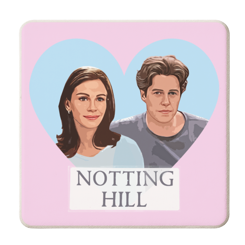 Notting Hill Heart - personalised beer coaster by DOLLY WOLFE