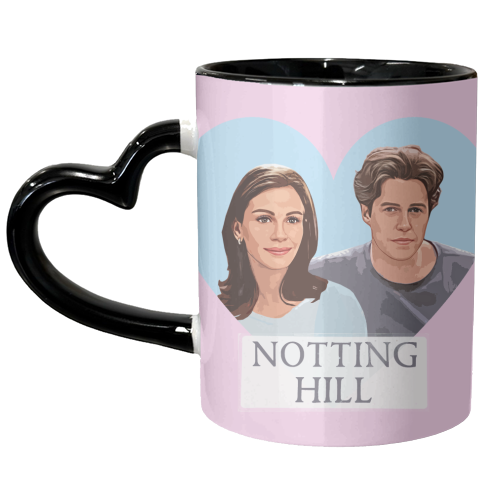Notting Hill Heart - unique mug by DOLLY WOLFE