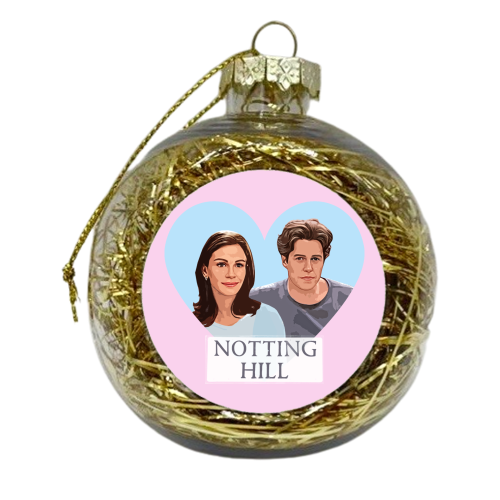Notting Hill Heart - xmas bauble by DOLLY WOLFE