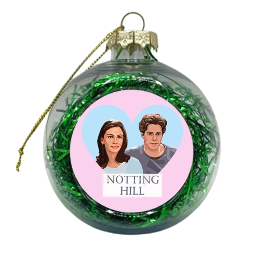 Notting Hill Heart - xmas bauble by DOLLY WOLFE