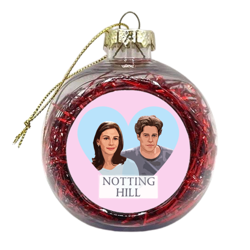 Notting Hill Heart - xmas bauble by DOLLY WOLFE