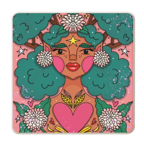 NOVEMBER'S CHILD - personalised beer coaster by Nichola Cowdery