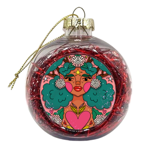 NOVEMBER'S CHILD - xmas bauble by Nichola Cowdery