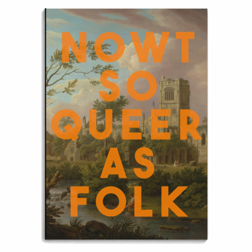 Nowt So Queer As Folk - personalised A4, A5, A6 notebook by The 13 Prints