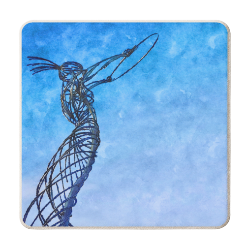 Nuala with the Hula, Belfast - personalised beer coaster by AP