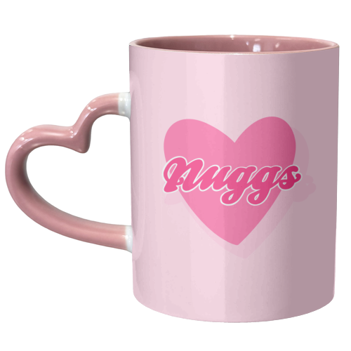 Nuggs - I love Chicken Nuggets - unique mug by Hollie Mills