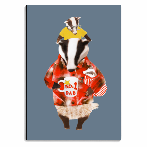 Number 1 Dad - personalised A4, A5, A6 notebook by Chimps Tea Party