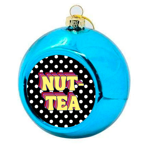 Nut-Tea - colourful christmas bauble by Nida Designs
