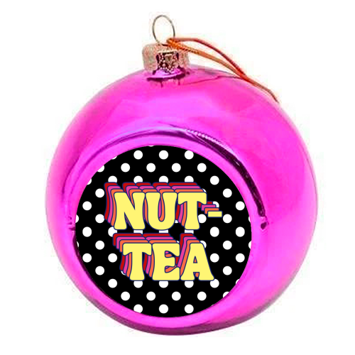 Nut-Tea - colourful christmas bauble by Nida Designs