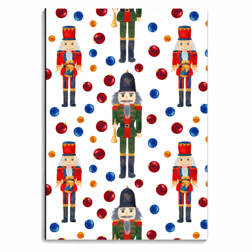 Nutcrackers soldiers - personalised A4, A5, A6 notebook by haris kavalla