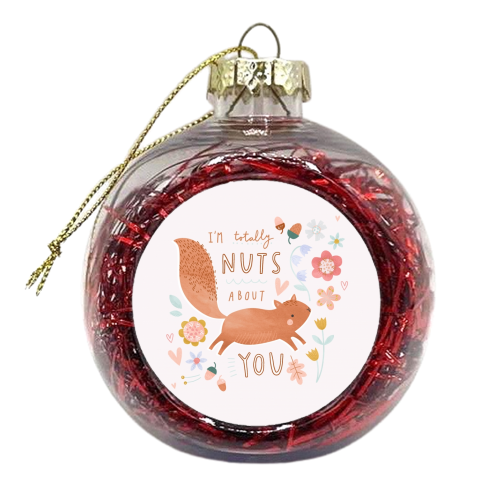 Nuts About You - xmas bauble by Hello Acorn
