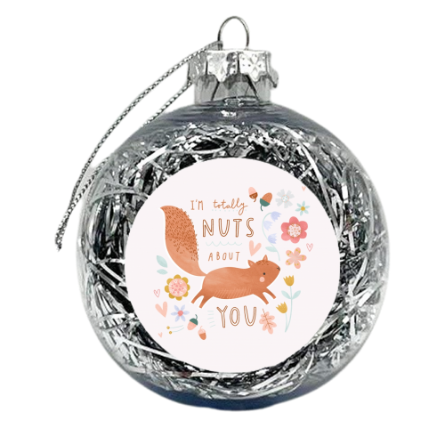 Nuts About You - xmas bauble by Hello Acorn