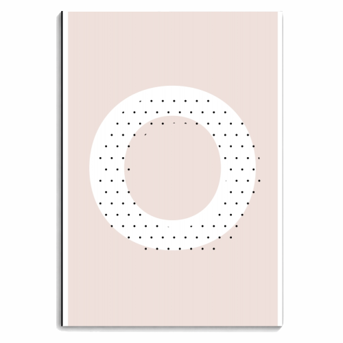 O Polka Dot Initial - personalised A4, A5, A6 notebook by Toni Scott