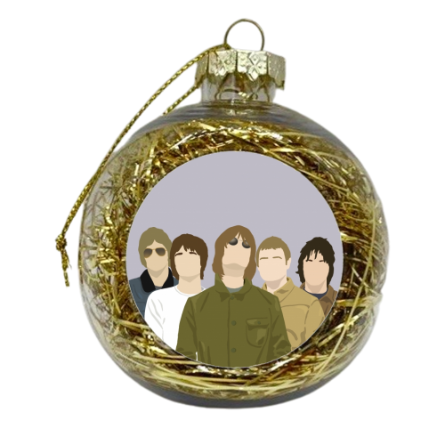 Oasis - xmas bauble by Cheryl Boland