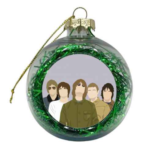 Oasis - xmas bauble by Cheryl Boland