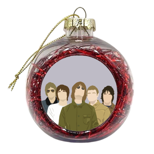Oasis - xmas bauble by Cheryl Boland