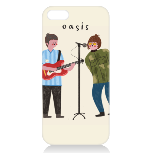 Oasis Illustration Art - unique phone case by AbiGoLucky
