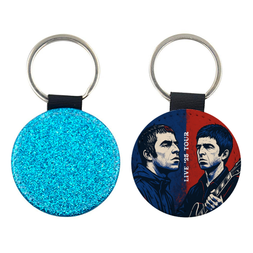 Oasis. Live 25' Reunion Tour - keyring by Faith Mercer