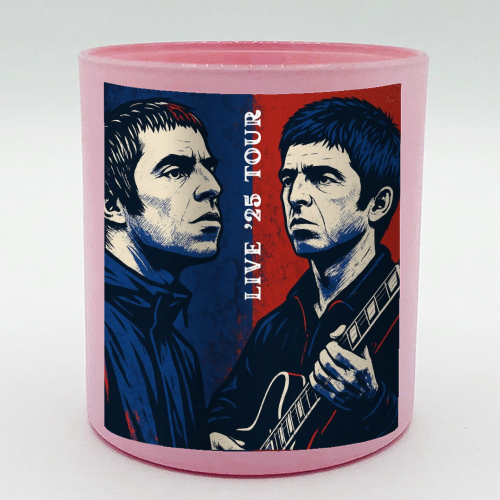 Oasis. Live 25' Reunion Tour - scented candle by Faith Mercer