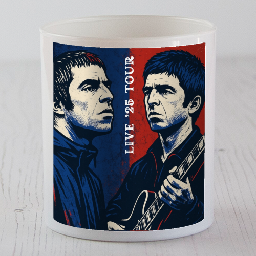 Oasis. Live 25' Reunion Tour - scented candle by Faith Mercer