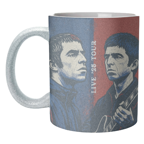 Oasis. Live 25' Reunion Tour - unique mug by Faith Mercer