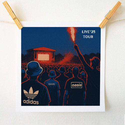 Oasis. Live'2025 - A1 - A4 art print by Faith Mercer