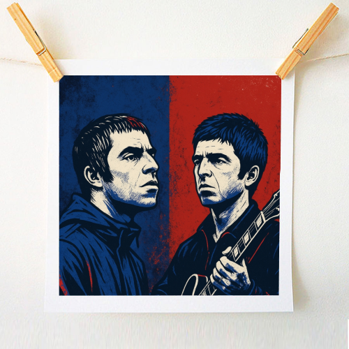 Oasis Reunion 2025 - A1 - A4 art print by Faith Mercer