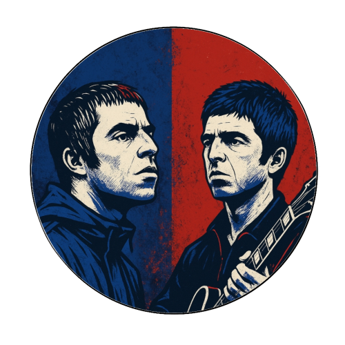 Oasis Reunion 2025 - Circle Sticker by Faith Mercer