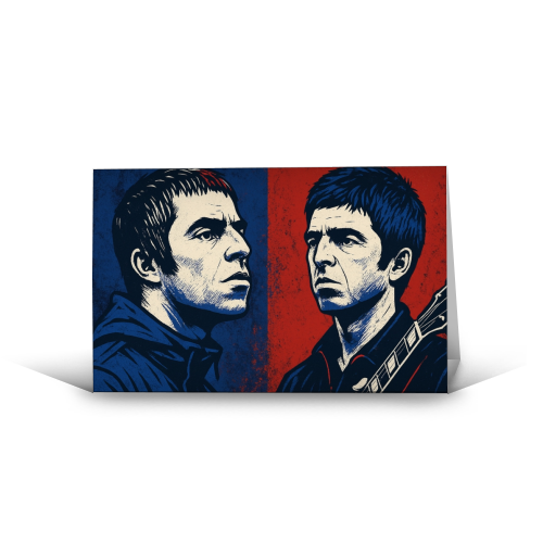 Oasis Reunion 2025 - funny greeting card by Faith Mercer