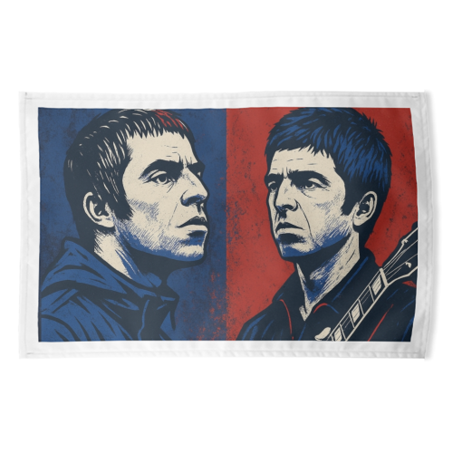 Oasis Reunion 2025 - funny tea towel by Faith Mercer
