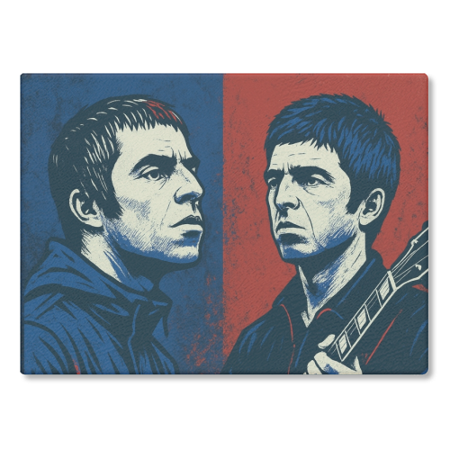 Oasis Reunion 2025 - glass chopping board by Faith Mercer