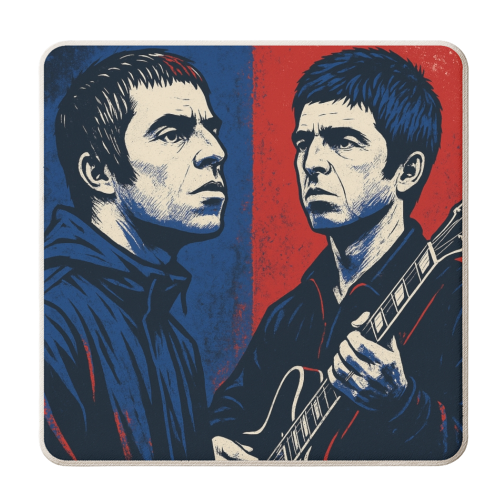 Oasis Reunion 2025 - personalised beer coaster by Faith Mercer