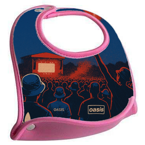 Oasis Reunion - feeding bib by Faith Mercer